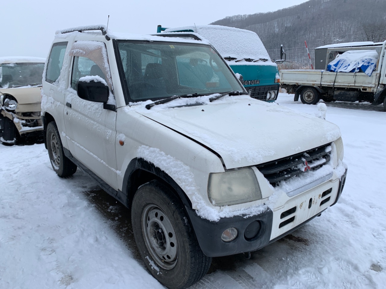 パジェロミニ　不動車　部品取り 乗り潰し.部品取り.レストアベースに！三菱パジェロミニH56A VR